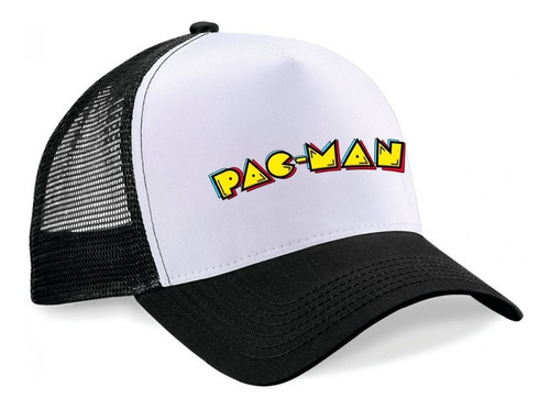 Gorra Jockey Logo Pac-man Letras 
