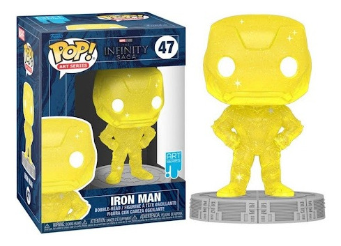 Figura Funko Pop Marvel Infinity Saga Artística Iron Man 3+