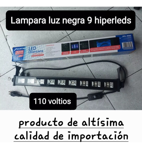 Lampara Barra Efecto De Luz Negra De Hiper Leds 110 Voltios 