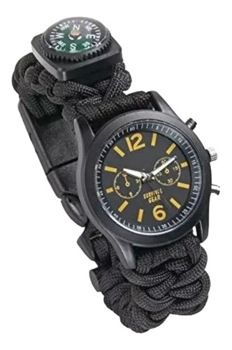 Reloj De Supervivencia Paracord 5en1 Tactico