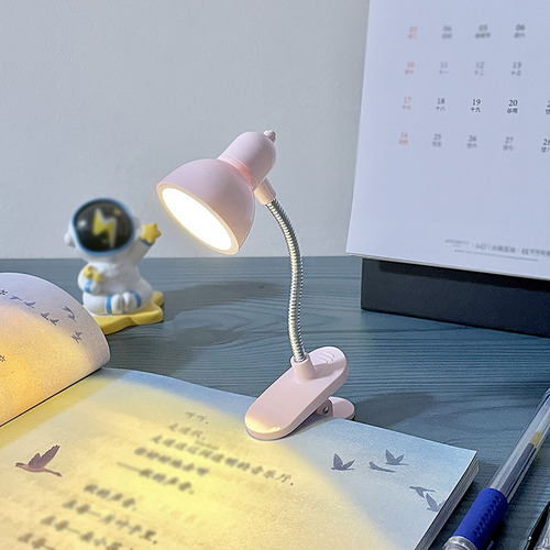 Lámpara Led Pequeña Con Miniclip Para Mesita De Noche