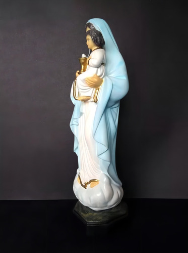 Imagem De Nossa Senhora Do Santissimo Sacramento 30 Cm Cor Pintura A Mão