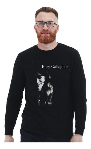 Polera Ml Rory Gallagher St Rock Impresión Directa