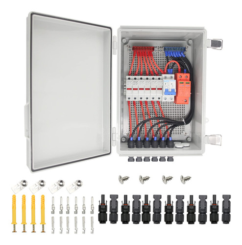 Caja Combinadora Fotovoltaica 6 Cuerda Conector 15