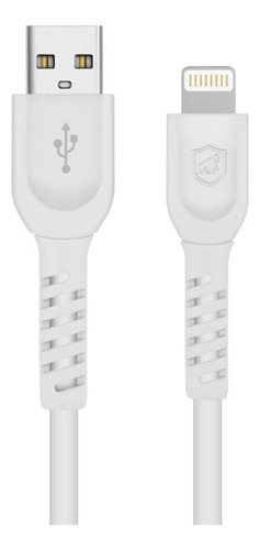 Cabo Dual Shock - Usb A / Lightning - 1,2m - Gshield Cor Branco