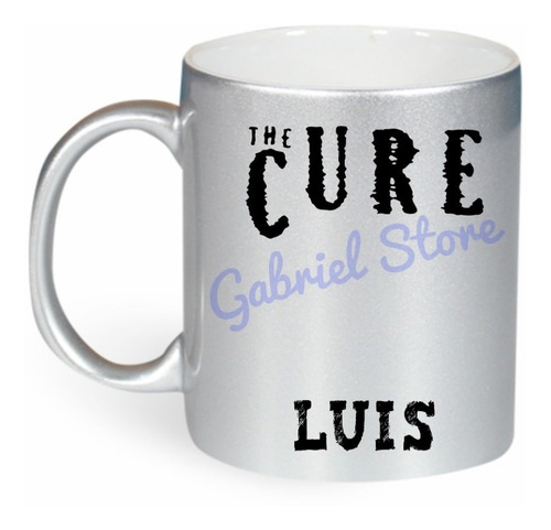 Tazas Plateadas Personalizadas Bandas De Rock De 11 Oz