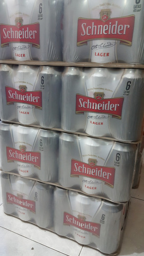 Cerveza Schneider Lata 473ml / Pack 24 U Pagalo En Ctas !!!