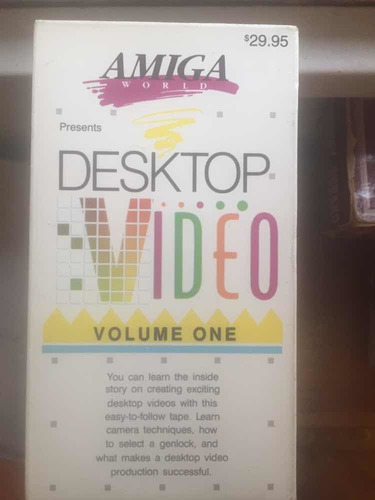 Amiga Desktop Video Volumen Uno. Original!!! Usado