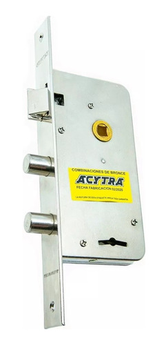 Cerradura Acytra 121 Seguridad Doble Pestillo Puerta Ext/int