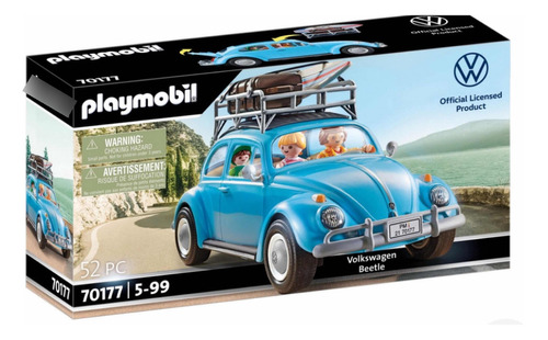 Figura Para Armar Playmobil Volkswagen Beetle 52 Piezas 3