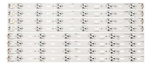 Kit 8 Barras Leds Dl3954(a)f Dl3954 Alumínio Novo C/ Nf