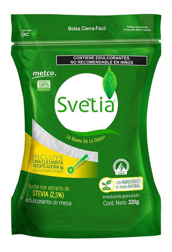 Endulzante Svetia Metco Granulado 320g