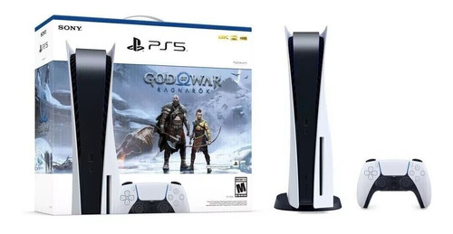 Imagen 2 de 3 de Playstation 5 Ps5 C/lectora+ Juego God Of War 825gb Easybuy