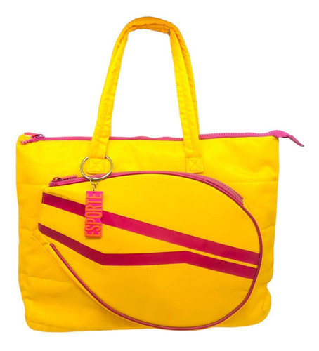 Bolsa Para Raquete De Beach Tênis Yellow