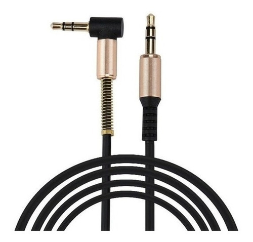 Cable Auxiliar Audio Plug A Plug 3.5mm Tipo L Premium Macho