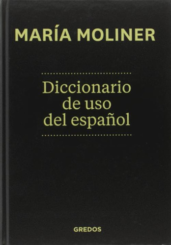 Libro Diccionario De Uso Del Español. 2 Tomos