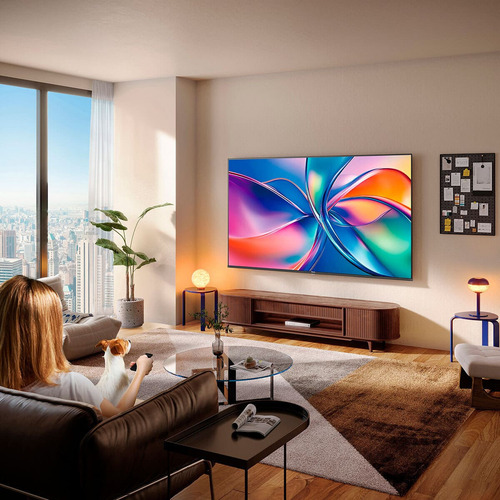 Hisense Pantalla Qled 4k De 50 50qd6qv Vidaa U Compatible Con Alexa ,dolby Vision Atmos, Escalado Ia A 4k, Hdmi, Lan, Wifi. Control De Voz. Bluetooth. (2025) Free Hdmi Cable 4k