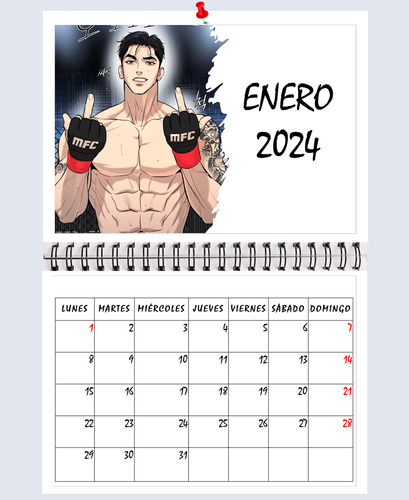 Calendario Colgante Jinx Manhwa 