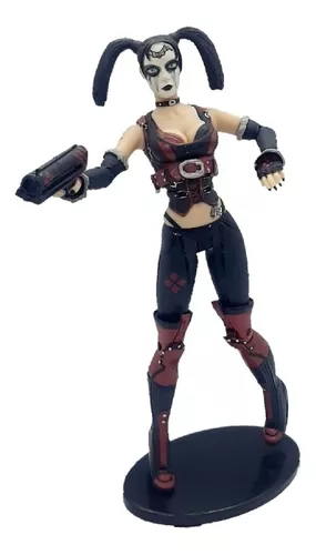 Boneco Flexível Batman + Boneca Arlequina Harley Quinn DC - New