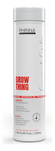 Shampoo Growthing Crescimento E Nutrição Esfoliante 250ml