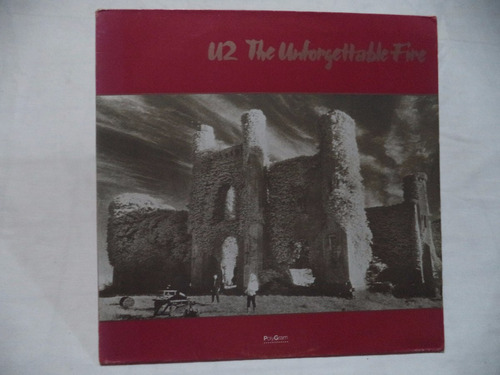U2  The Unforgettable Fire 1984 Lp Mexicano Con Letras