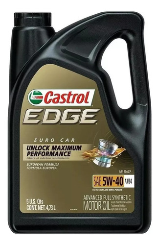 Aceite Castrol Edge 5w40 5l