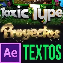 Comprar Pack Vectores A\u002F Efects Editables Textos Intros 20g Ae