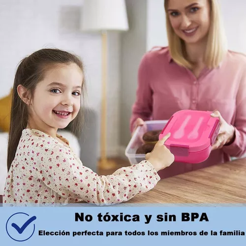 Lonchera Bento para niños, a prueba de fugas, diseño de