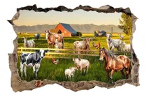 Comprar Calcomanias De Pared De Animales De Granja, Mural De Pared D