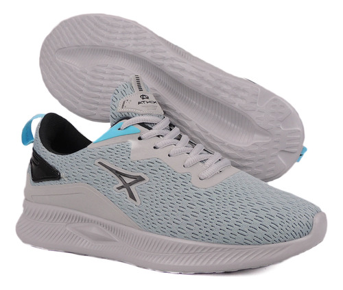 Imagen 3 de 8 de Zapatilla Athix Wild Dama (cinza/azul)