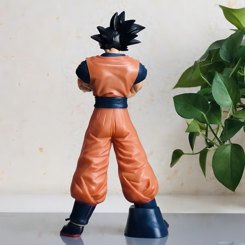 Figura Estátueta Son Goku Traje Clássico Dragon Ball Z 27 cm