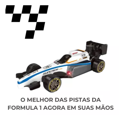 Carrinho De Controle Remoto Formula 1 Fumaça Grande