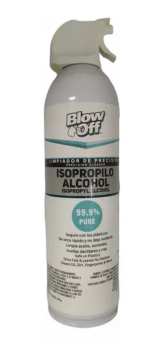 Alcohol Isopropílico Spray 12 Onzas Pureza 99.9% Blow Off