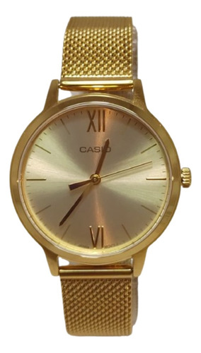 Reloj Casio Ltp-e157mg Dorado 100% Acero Wr Cristal Duro