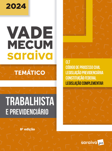 Livro Vade Mecum Trabalhista - Temático - 8ª Edição 2024