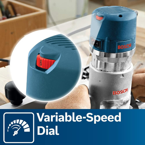 Enrutador Bosch 1617evspk, Vel Variable, 2.25 Hp, 110 V