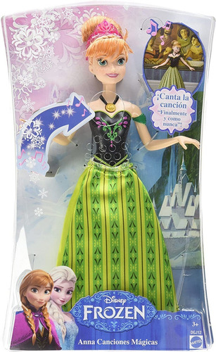 Imagen 5 de 8 de Muñeca Anna Frozen Canta Original Disney Cod Dgj12 Bigshop