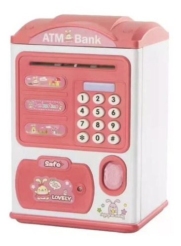 Alcancía Cajero Automático - Atm Bank - Huella Digital