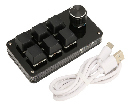 Teclado Programable 6 Teclas Mini Teclado Usb Diy Rgb