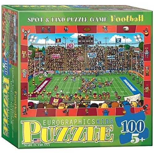 Spot De Futbol Eurographics - Encuentra Puzzle (100 Piezas)