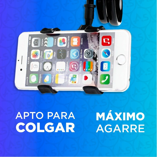 Imagen 6 de 9 de Soporte Para Celular Flexible Cama Mesa Auto Porta Celulares
