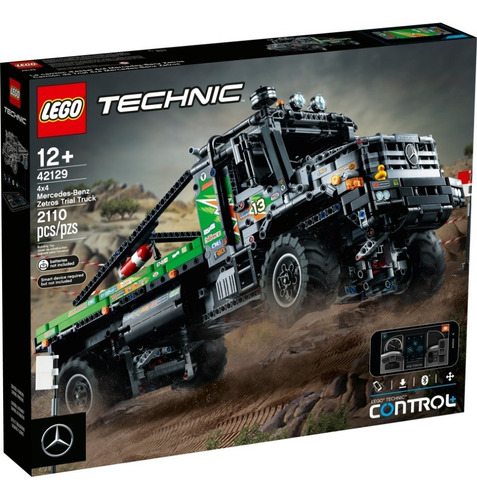 Kit Lego Technic Camión 4x4 Mercedes Benz Zetros 42129 Cantidad de piezas 2110