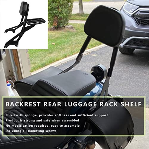 Portaequipajes Trasero Worldmotop Backrest Sissy Bar Para Ya
