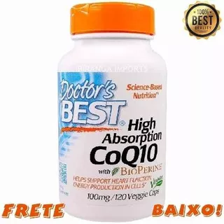 Suplemento em cápsulas Doctor's Best High Absorption CoQ10 coenzimas High Absorption CoQ10