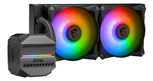 Water Cooler MSI MAG Coreliquid M240, ARGB, 240mm, Preto