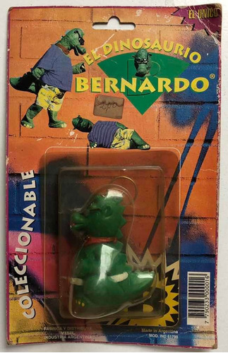 Llavero Dinosaurio Bernardo Video Match Vasil 1990's