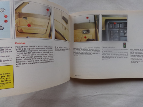Manual Guantera Renault 9/11 R9 11 1994 Instruccion Catalogo (Usado)