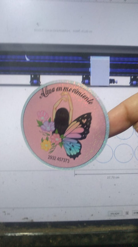 3 Planchas Sticker Etiqueta Holo A4 Resist Agua Emprendedor