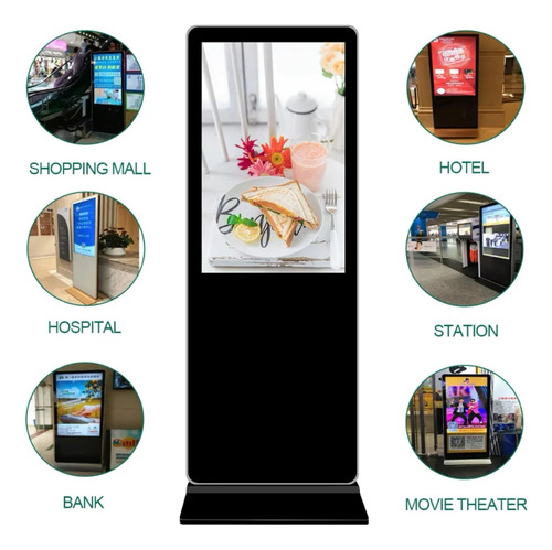 Totem Publicitario Led 50 PuLG Con Wifi Usb Porteria Virtual