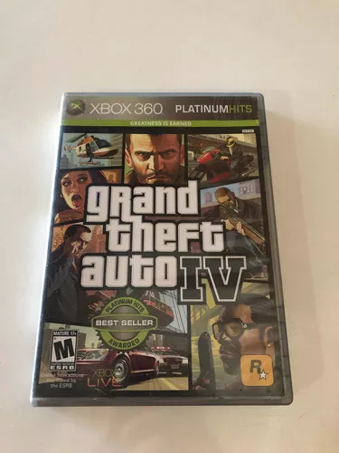 Jogo Xbox 360 Gta 4 Mídia Fisica Original